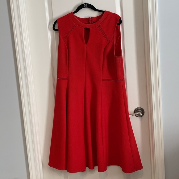 Mystic Dresses & Skirts - ModCloth Red Vintage Style Dress with Keyhole